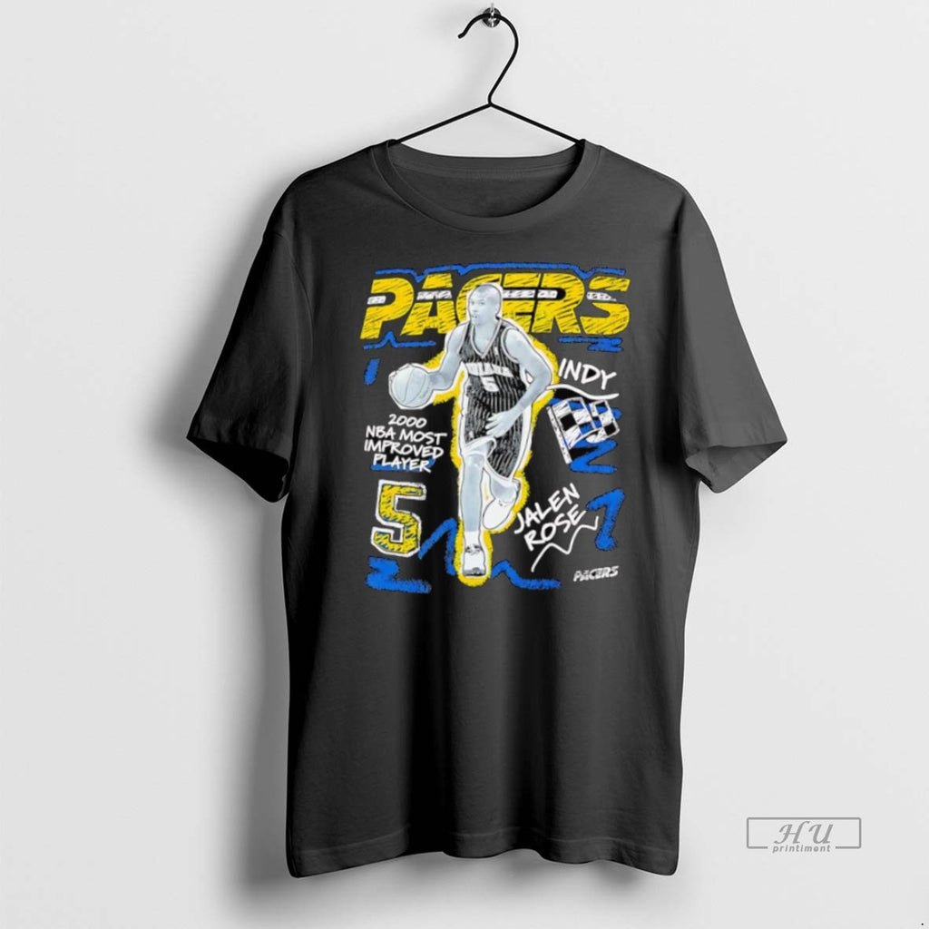 Officials Indiana Pacers Jalen Rose Chalked Up 2000nba Most Improved Player Tee Shirt Sweater