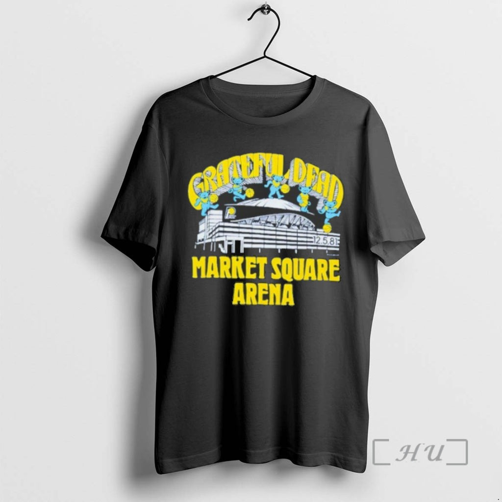 Officials Indiana Pacers X Grateful Dead Bears Market Square Arena T Shirt Sweater