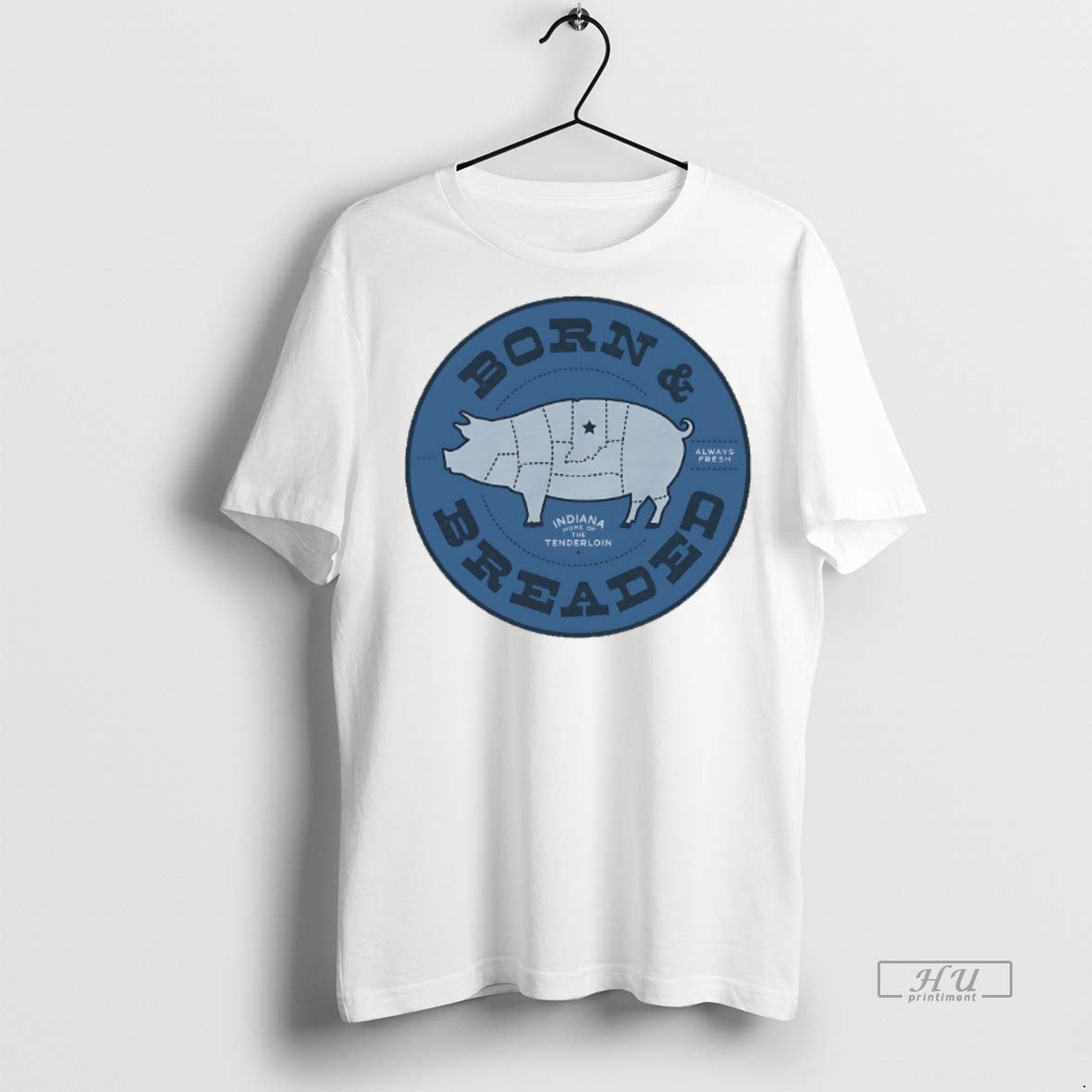 Officials Indiana Pig Born And Breaded Tee Shirt Sweater