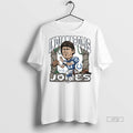 Officials Indianapolis Colts Daniel Jones Caricature Signature Circle Premium Tee Shirt Sweater