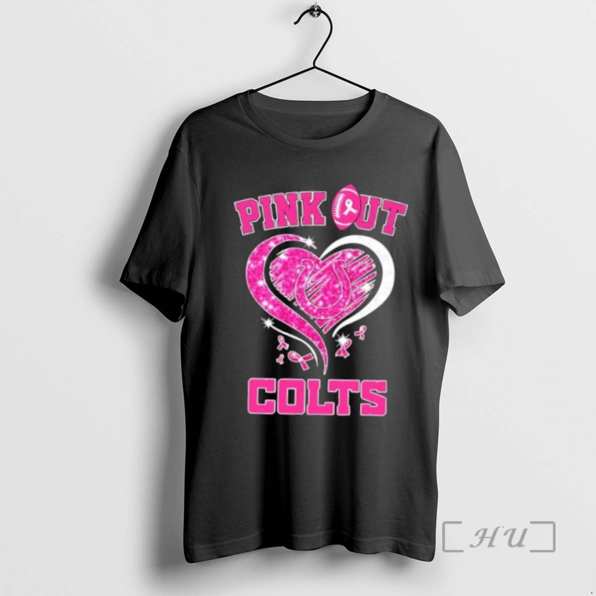 Officials Indianapolis Colts Football X Pink Out Hearts