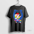 Officials Indianapolis Colts X Unicorn Santa Hat Dabbing Merry Christmas Premium Tee Shirt Sweater