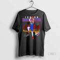 Officials Isaiah Hartenstein Oklahoma City Thunder Shattered Flag Signature Premium Tee Shirt Sweater