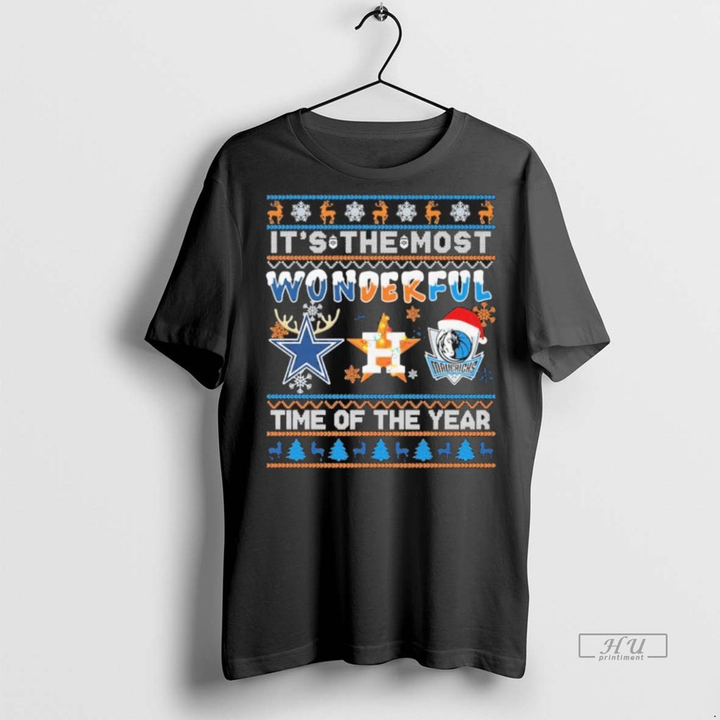 Officials Its The Most Wonderful Cowboy House Mauericks Time Of The Year Tee Shirt Sweater
