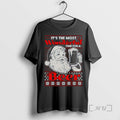Officials Its The Most Wonderful Time For A Beer Santa Ugly Christmas Premium T Shirts