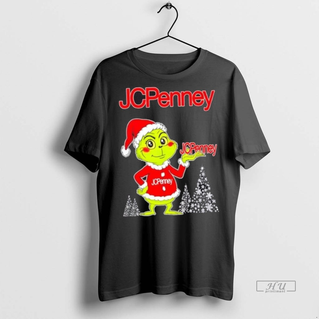 Officials Jcpenney And Grinchmas Christmas Tree Premium Tee Shirt Sweater