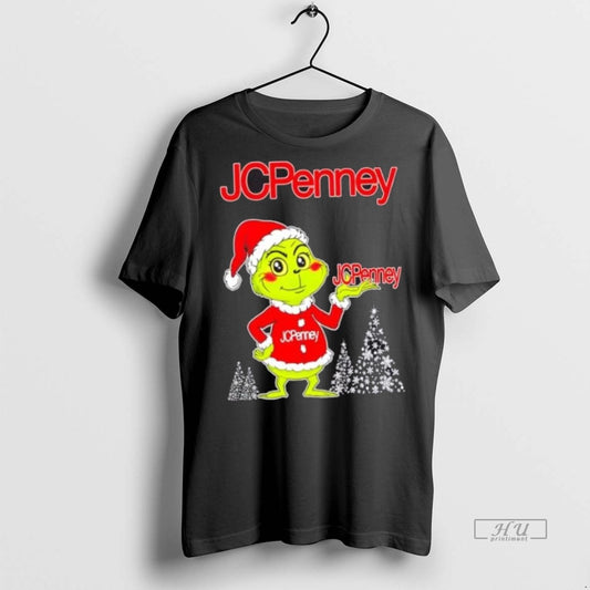Officials Jcpenney And Grinchmas Christmas Tree Premium Tee Shirt Sweater
