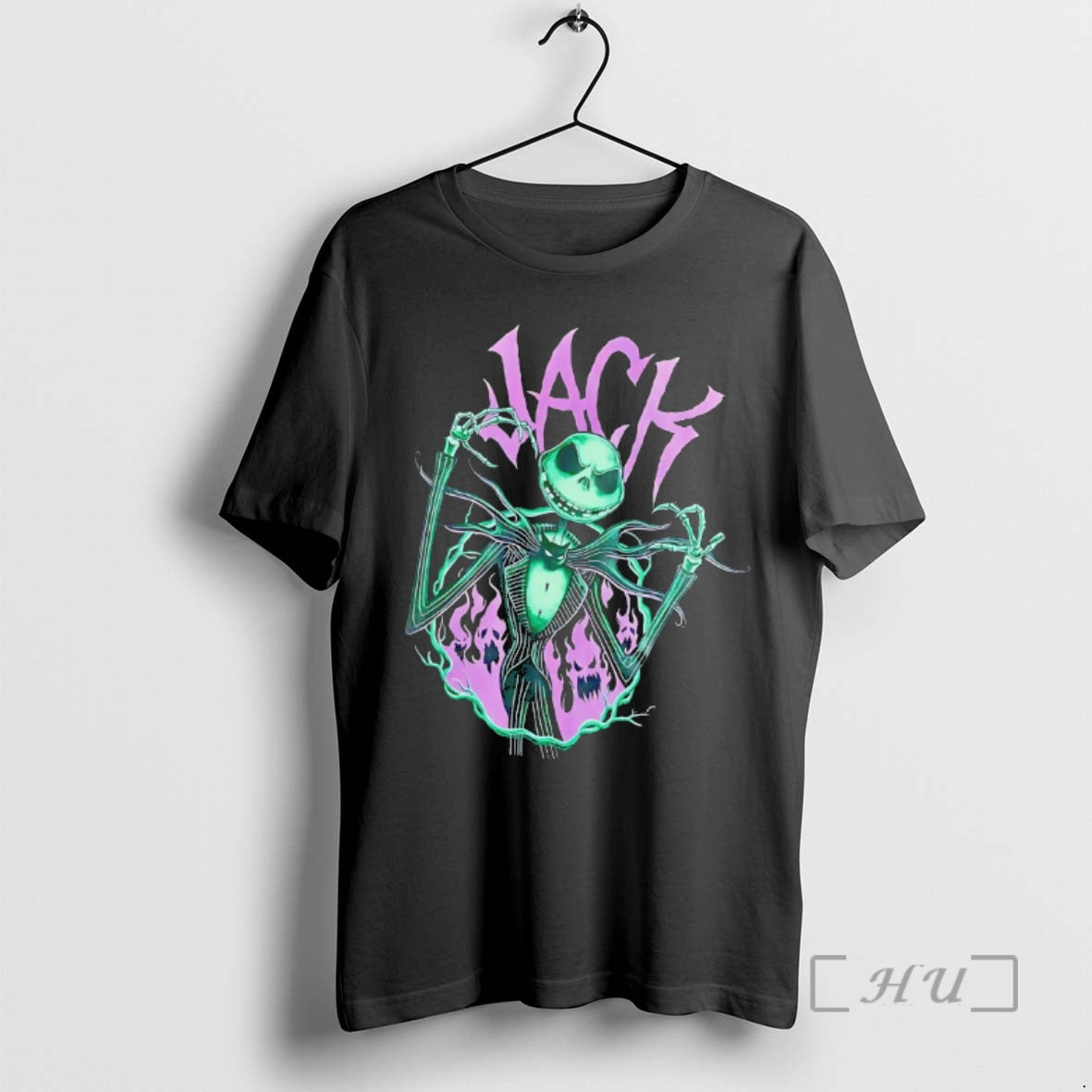 Officials Jack Skellington The Nightmare Before Christmas Flames Girls Premium T Shirt Sweater