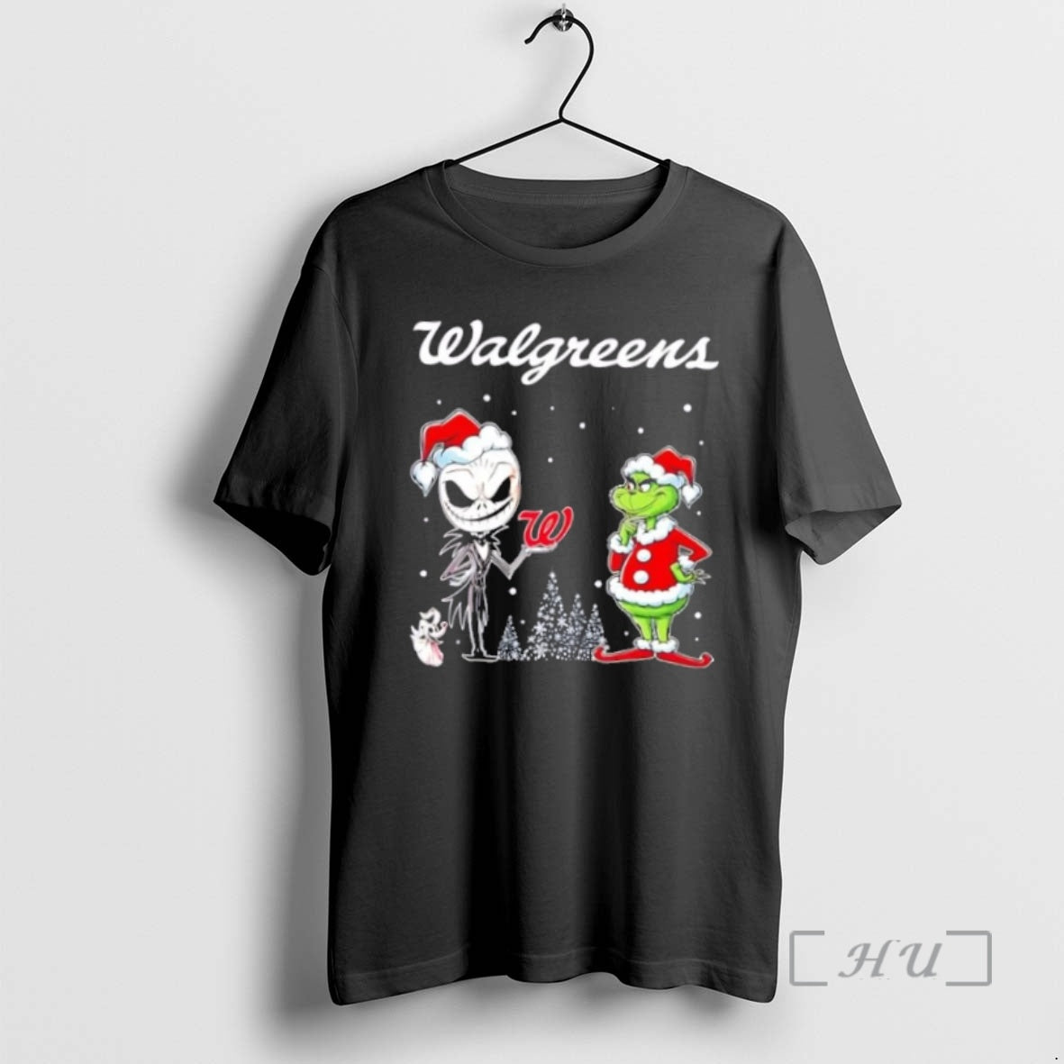 Officials Jack Skellington And Grinch X Walgreens Is This Jolly Enough Christmas Premium T Shirts