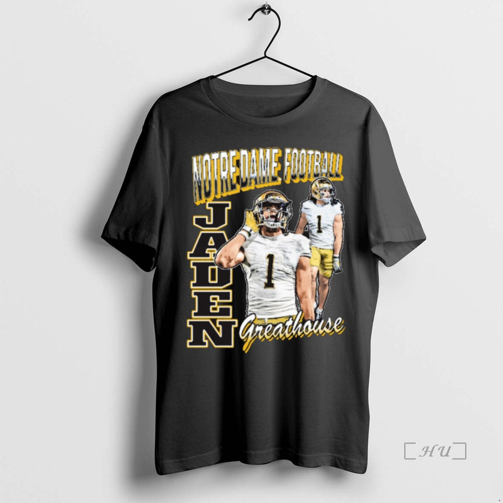 Officials Jaden Greathouse 90s Notre Dame Fighting Irish Football Ncaa 2025 T Shirt Sweater