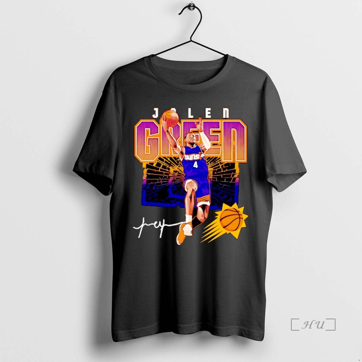 Officials Jalen Green Phoenix Suns Shattered Signature Christmas