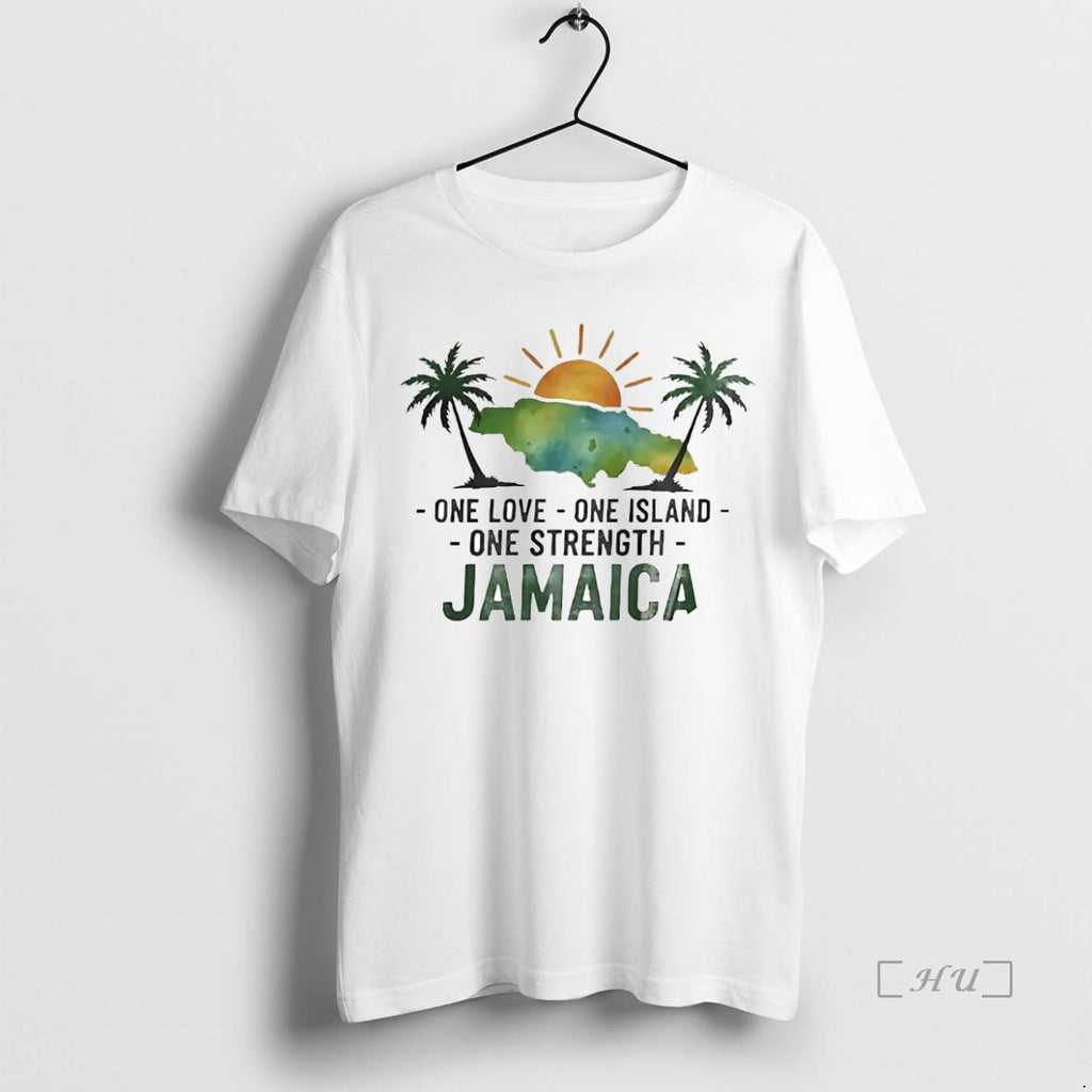 Officials Jamaica One Love One Island One Strength Premium T Shirt Sweater