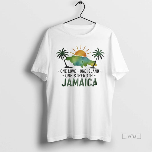 Officials Jamaica One Love One Island One Strength Premium T Shirt Sweater
