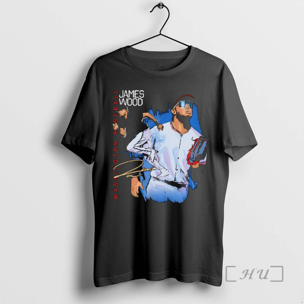 Officials James Wood Washington Baseball Signature Christmas Ornaments T Shirt Sweater