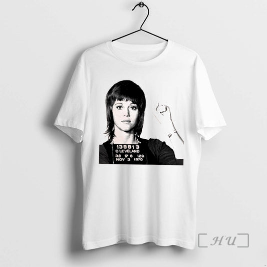 Officials Jane Fonda Mugshot Tee Shirt Sweater