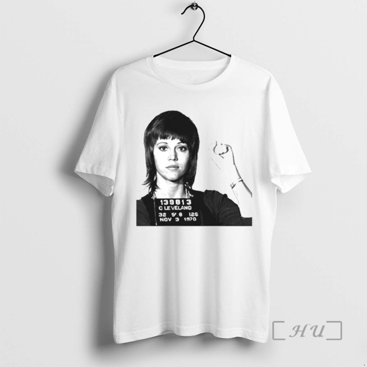 Officials Jane Fonda Mugshot Ornaments Tee Shirt Sweater