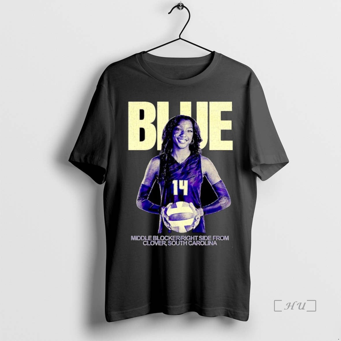 Officials Janelle Blue Middle Blocker Right Side From Clover Vintage Christmas Premium T Shirt Sweater