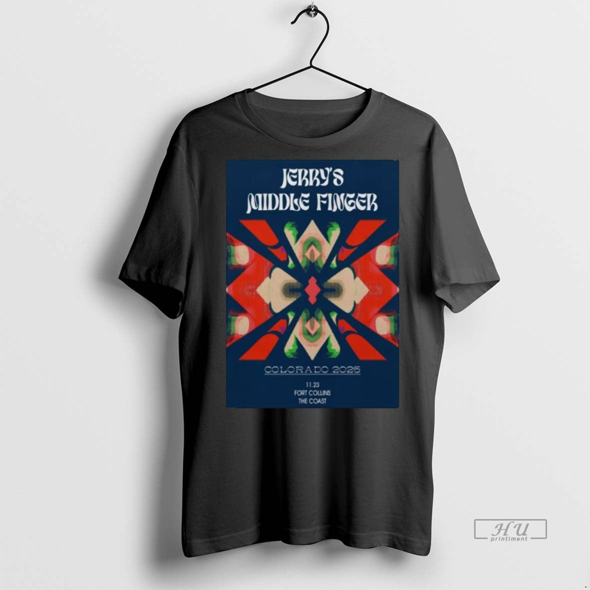 Officials Jerrys Middle Finger Fort Collins Tour On Nov 23 2025 Premium Tee Shirt Sweater