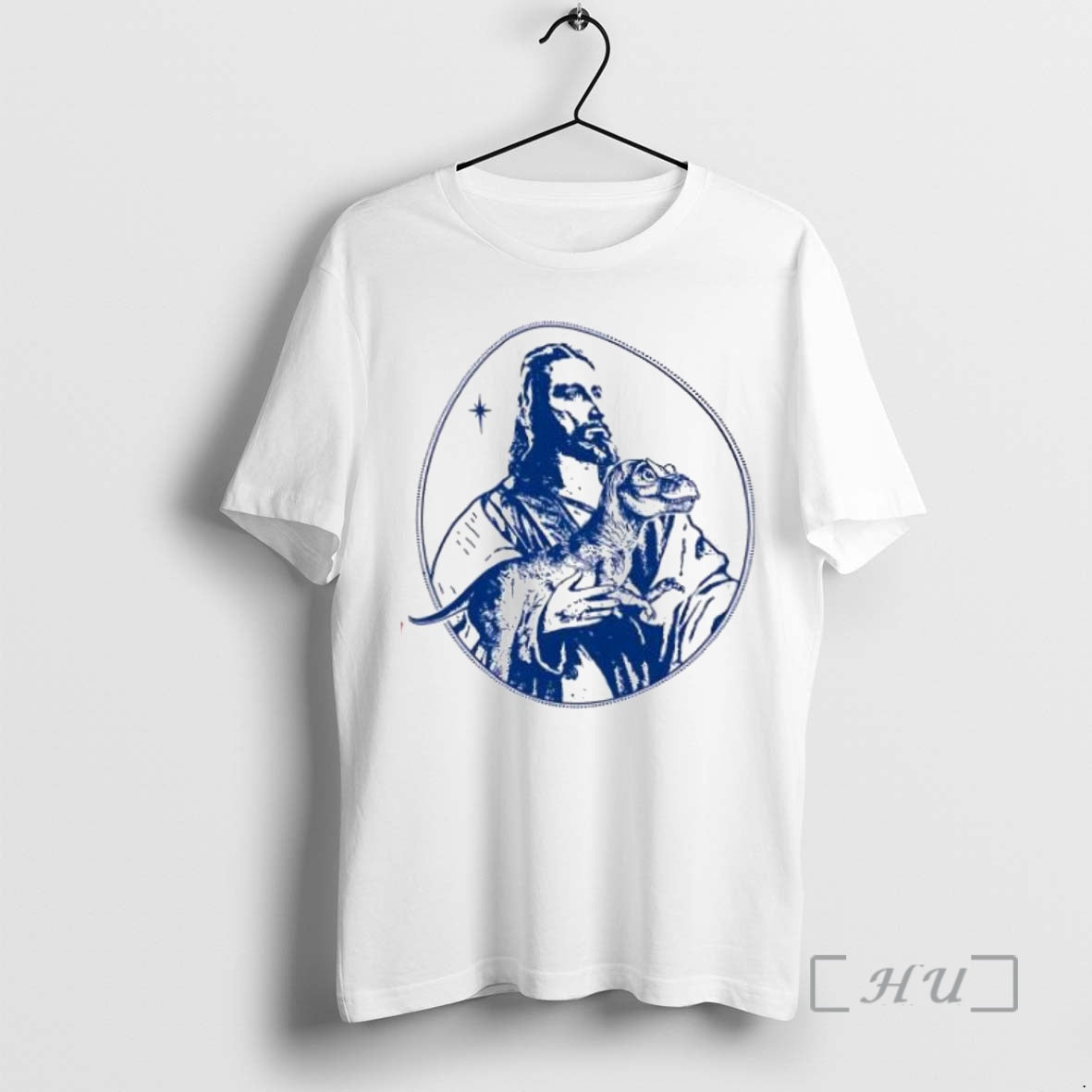Officials Jesus Holding Dinosaur Premium T Shirt Sweater