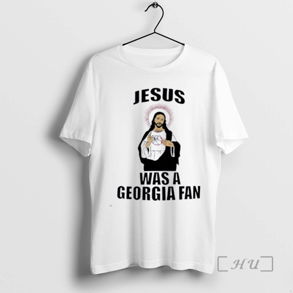 Officials Jesus Was A Georgia Fan Premium T Shirt Sweater