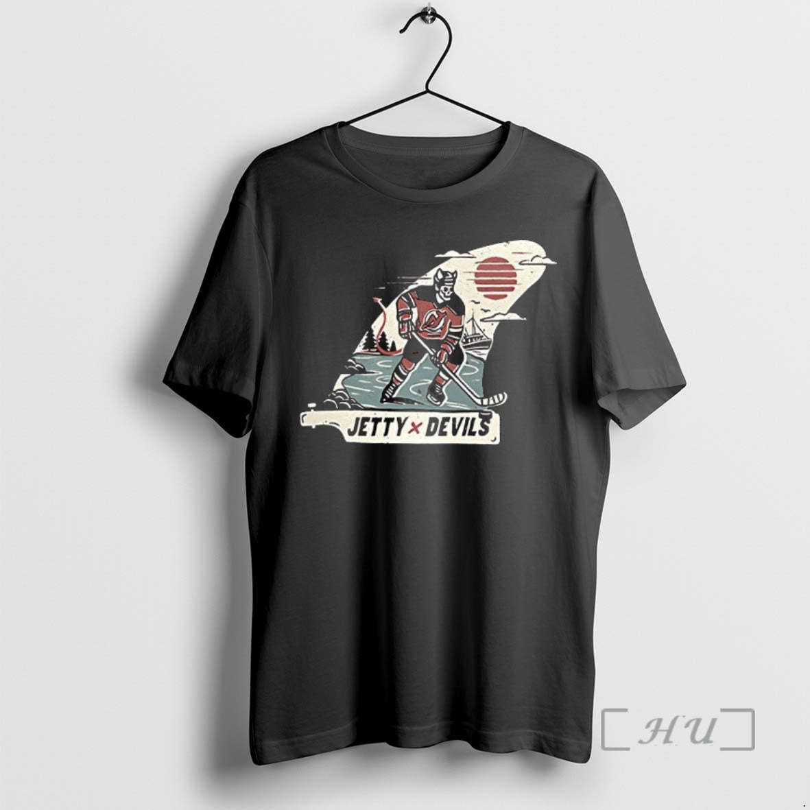 Officials Jetty X New Jersey Devils Nhl Player Skeleton Vintage