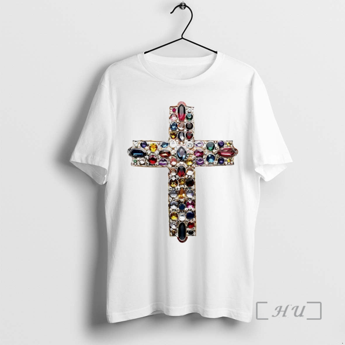 Officials Jewel Cross Graphic Circle