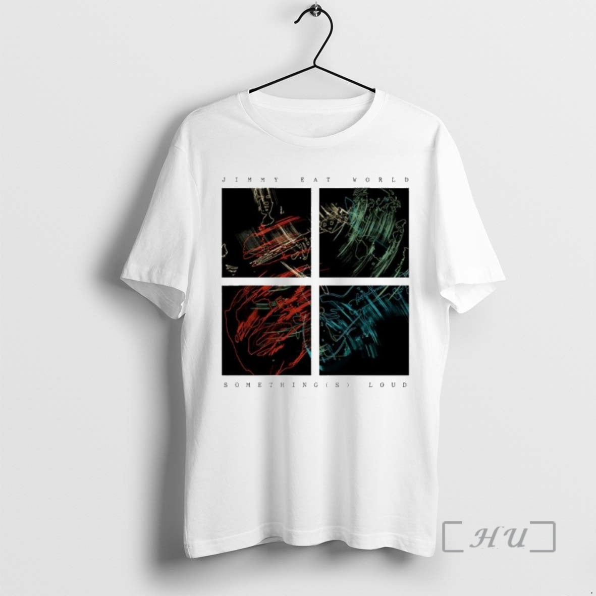 Officials Jimmy Eat World Somethings Loud Quad Logo Premium T Shirt Sweater
