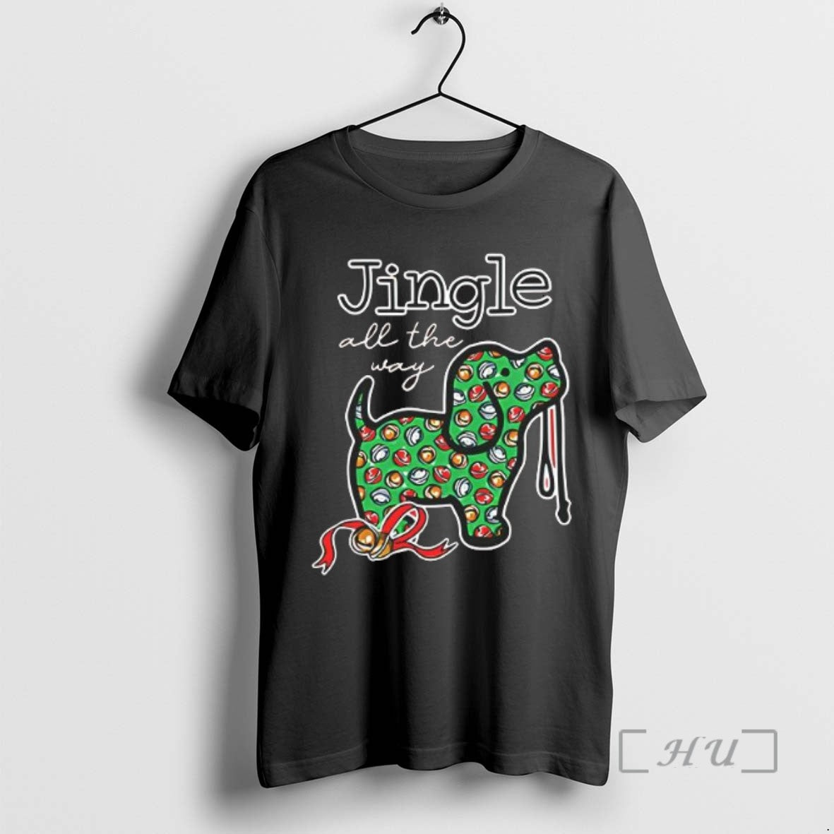 Officials Jingle All The Way Dog Christmas Tee Shirt Sweater