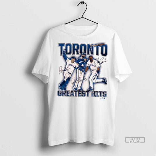 Officials Joe Carter Jose Bautista George Springer Toronto Blue Jays Greatest Hits Tee Shirt Sweater