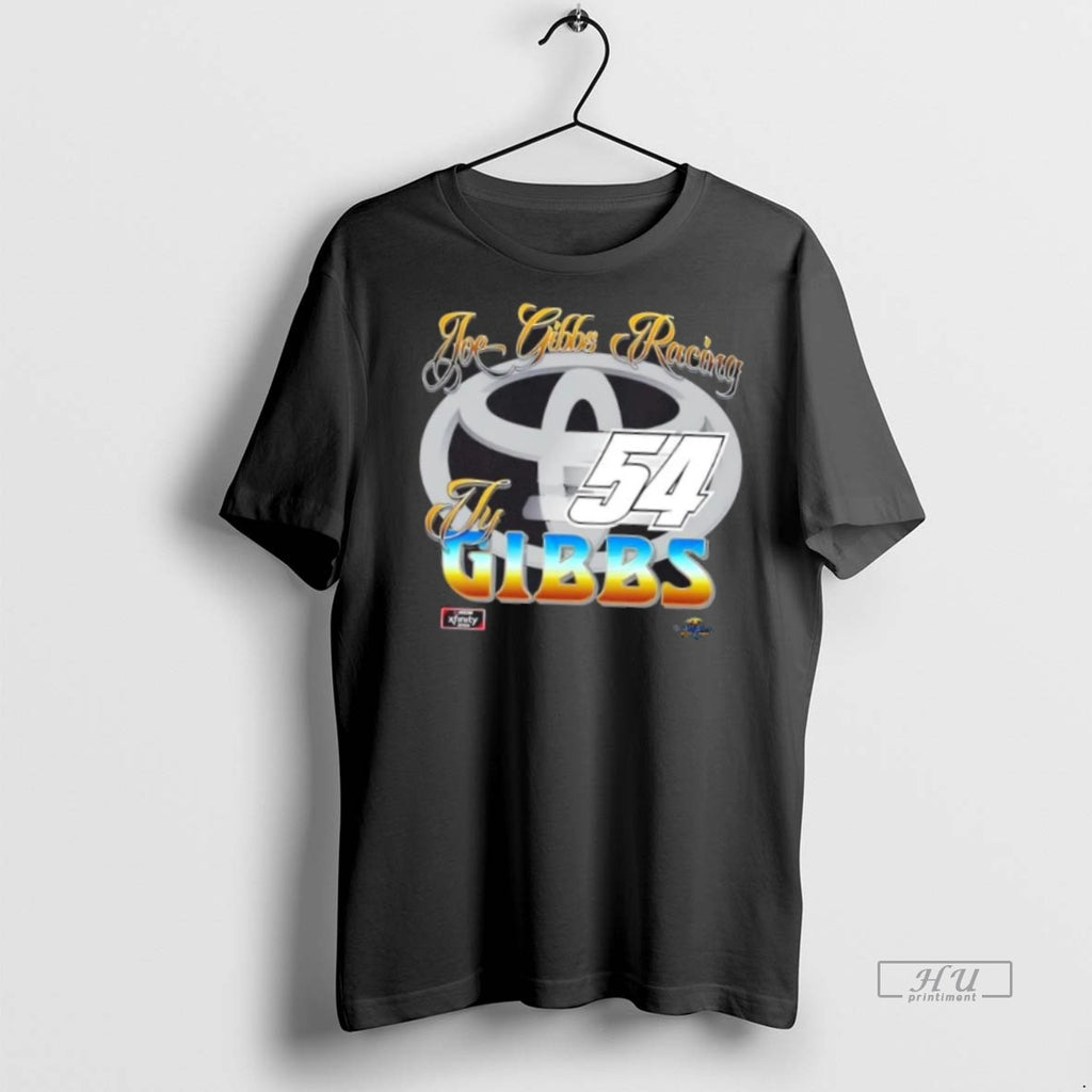 Officials Joe Gibbs Racing 54 Ty Gibbs Graphic Tee Shirt Sweater