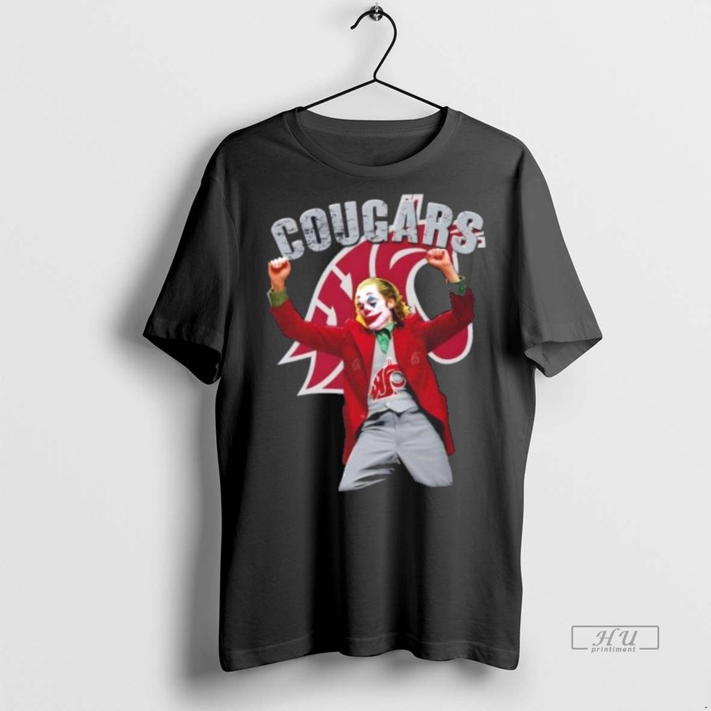 Officials Joker Dabbing X Washington State Cougars Football Premium Tee Shirt Sweater
