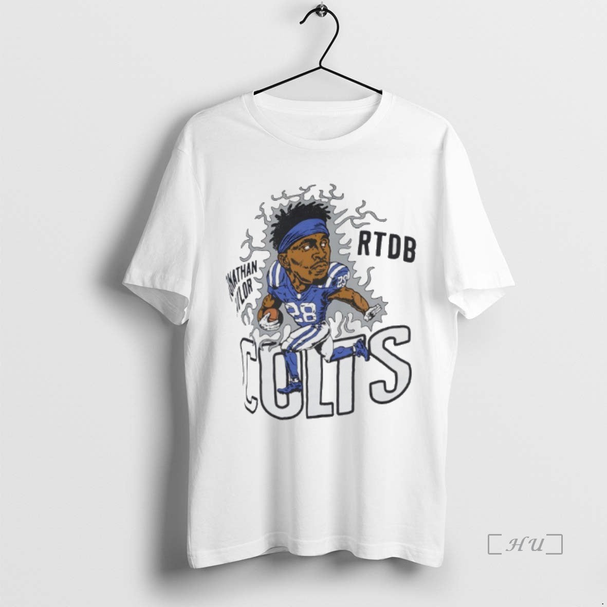 Officials Jonathan Taylor Rtdb Indianapolis Colts Player Caricature