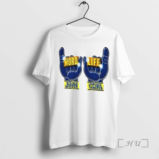 Officials Jonh Cena Word Life Ringer Premium T Shirt Sweater
