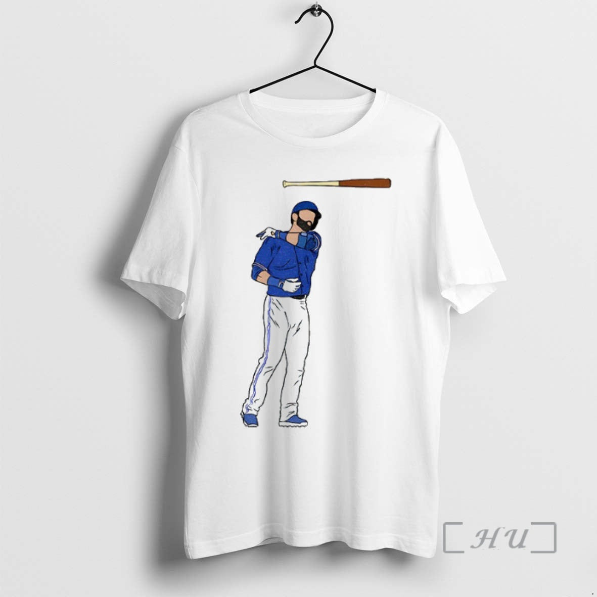 Officials Jose Bautista Bat Flip Blue Jays Premium T Shirt Sweater