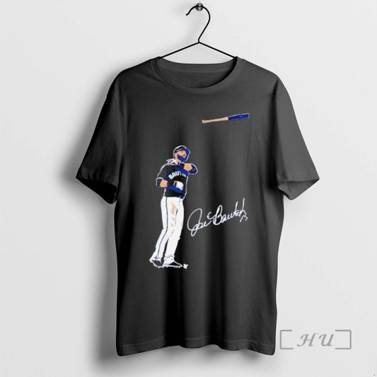 Officials Jose Bautista The Bat Flip Signature Premium T Shirt Sweater
