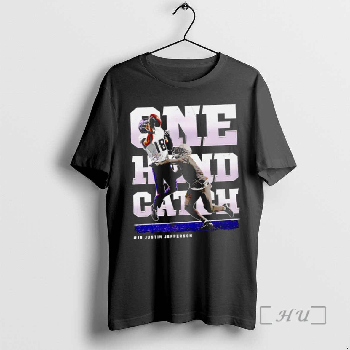 Officials Justin Jefferson Minnesota One Hand Catch Retro Premium T Shirt Sweater