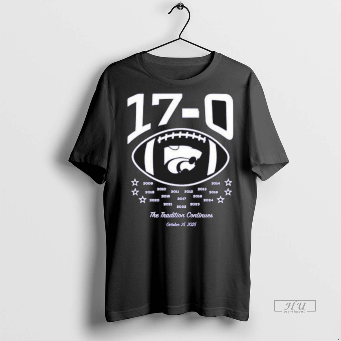 Officials K State Wildcats Football 17 0 Vs Kansas Premium Tee Shirt Sweater