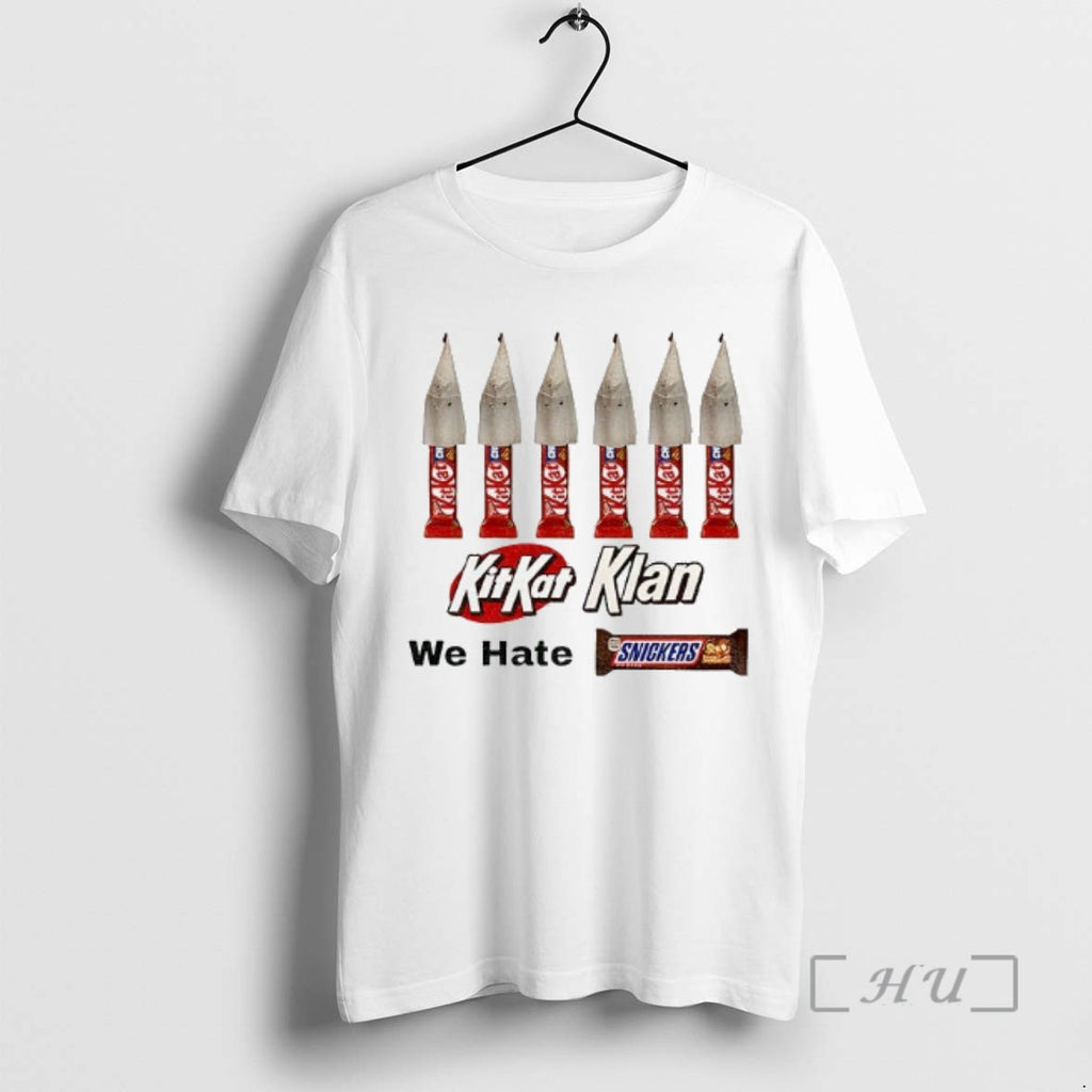 Officials Kkk Kitkat Klan We Hate Snickers Meme Tee Shirt Sweater