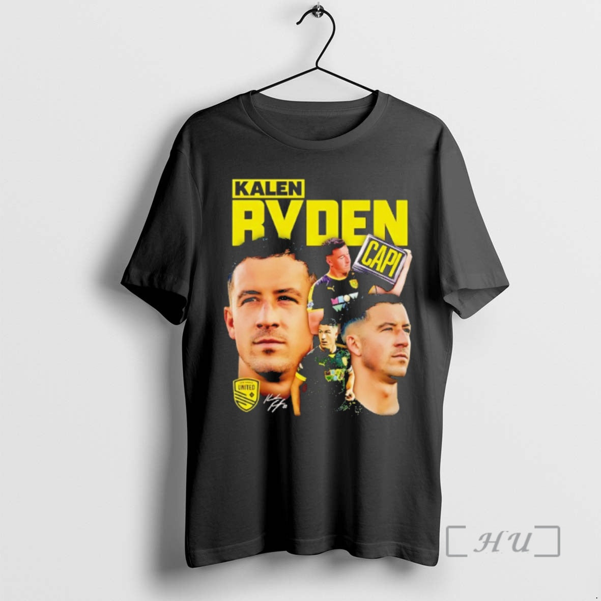 Officials Kalen Ryden Capi New Mexico United Autographed Bootleg Vintage T Shirt Sweater