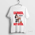 Officials Kamorea Arnold Earned Not Given Uconn Huskies Basketball Signature Christmas Premium T Shirts Sweater