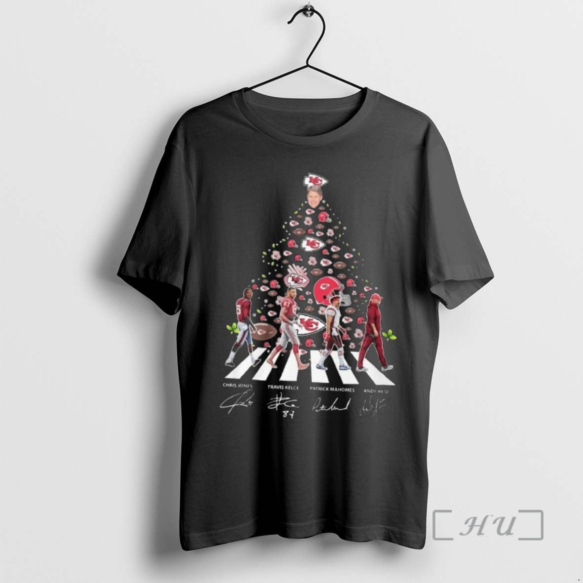 Officials Kansas City Chiefs Abbey Road Signatures Christmas Tree 2025