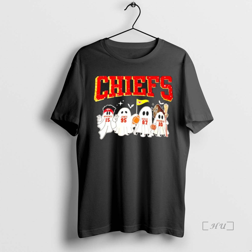 Officials Kansas City Chiefs Ghost 2025 Halloween Premium T Shirt Sweater