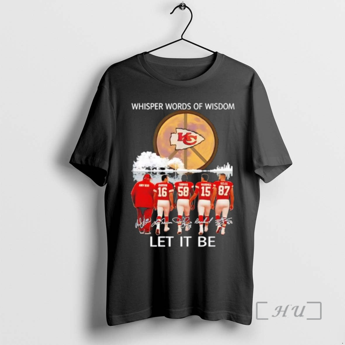 Officials Kansas City Chiefs Whisper Words Of Wisdom Let It Be Premium T Shirts Sweater