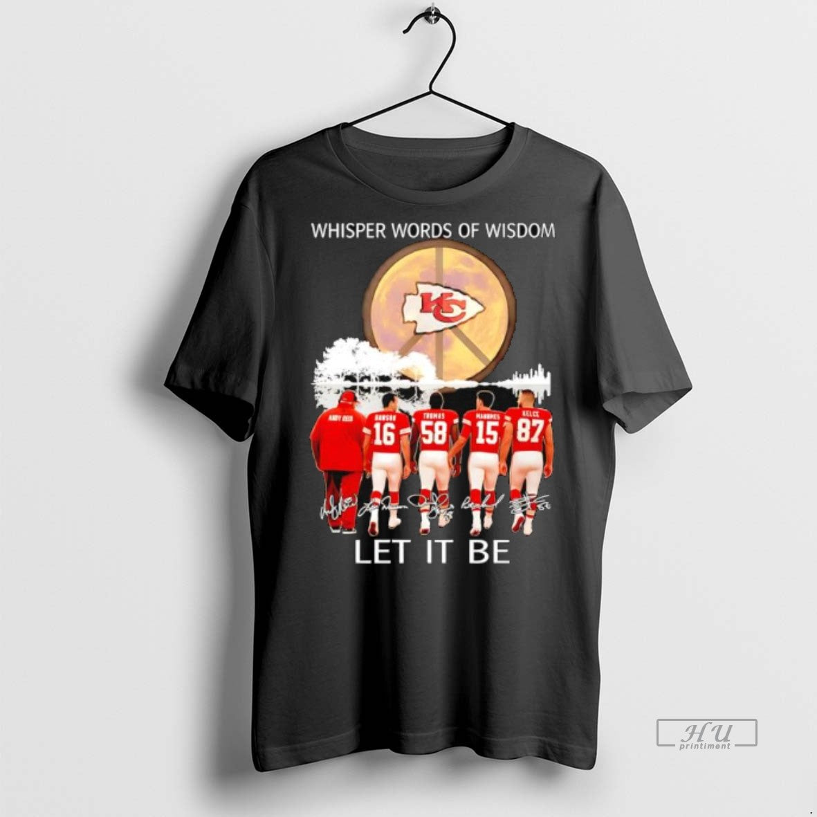 Officials Kansas City Chiefs Whisper Words Of Wisdom Let It Be Signatures Premium