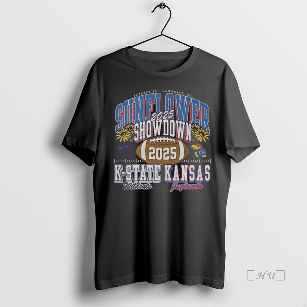 Officials Kansas Jayhawks Vs Kansas State Wildcats 2025 Gameday Football T Shirt Sweater