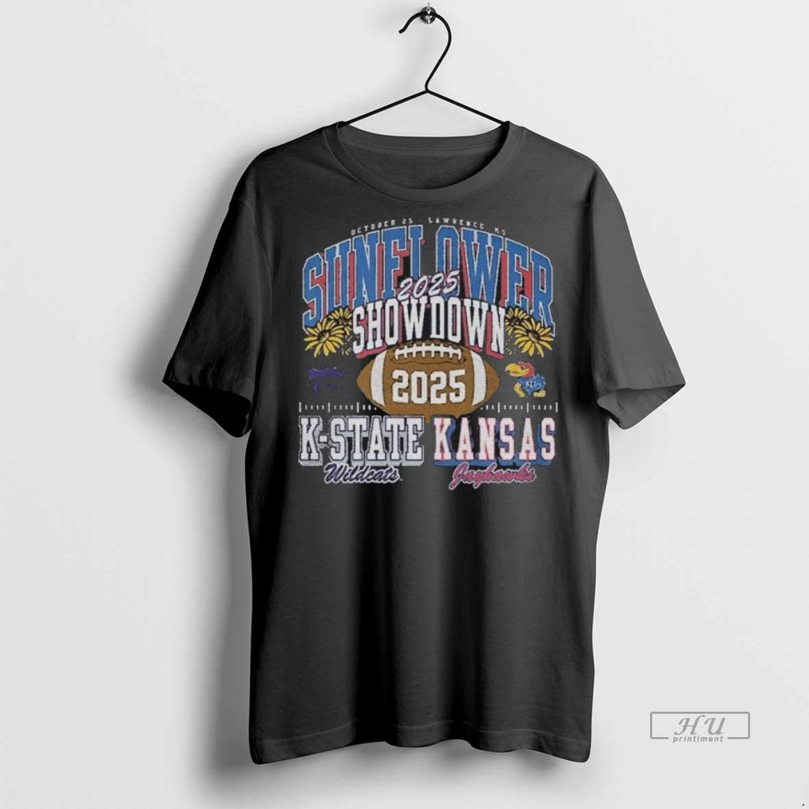 Officials Kansas Jayhawks Vs Kansas State Wildcats 2025 Gameday Football Tee Shirt Sweater