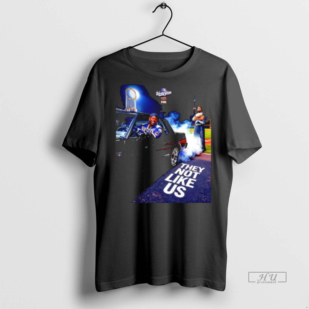 Officials Kendrick Lamar And Drake They Not Like Us World Series Win Graphic Premium Tee