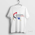 Officials Kentucky University X Turning Point Usa Freedom Charlie Kirk 2 Sided Premium T Shirts