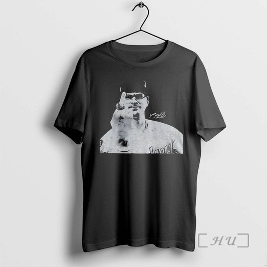 Officials Kike Hernandez Funny Middle Finger Signed Premium T Shirt Sweater