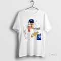 Officials Kike Hernandez La Dodgers Middle Finger Signature T Shirt Sweater
